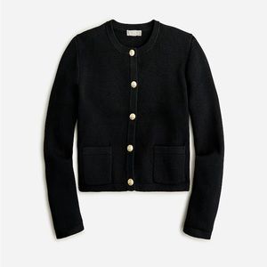 Jcrew Emilie patch-pocket sweater lady jacket